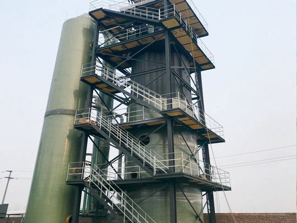 φ2.4m脫硫塔＋濕電除塵-118根陽(yáng)極管